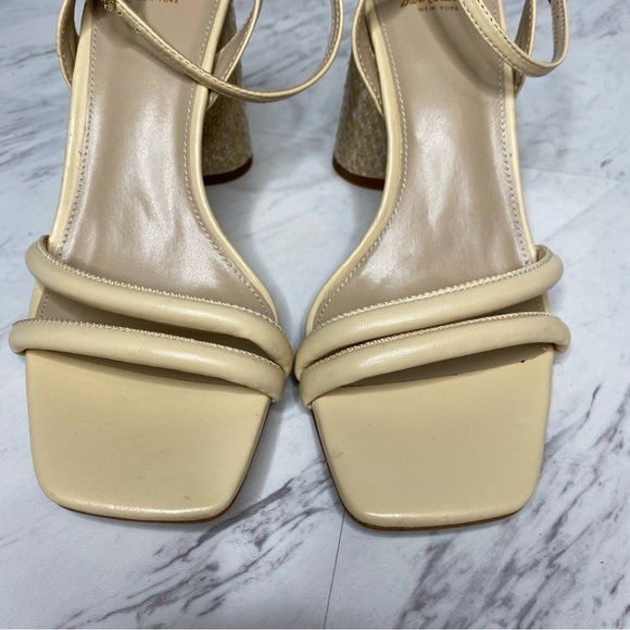 Sam Edelman Kia Yellow Block Heel Sandal 9M - Picture 11 of 15